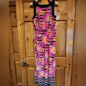 Ruby Rd Petite Maxi Summer Sleeveless Dress, Size M
